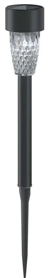 Aigostar - LED соларна лампа LED/0,006W/1,2V 29,7 см черна 6500K IP44