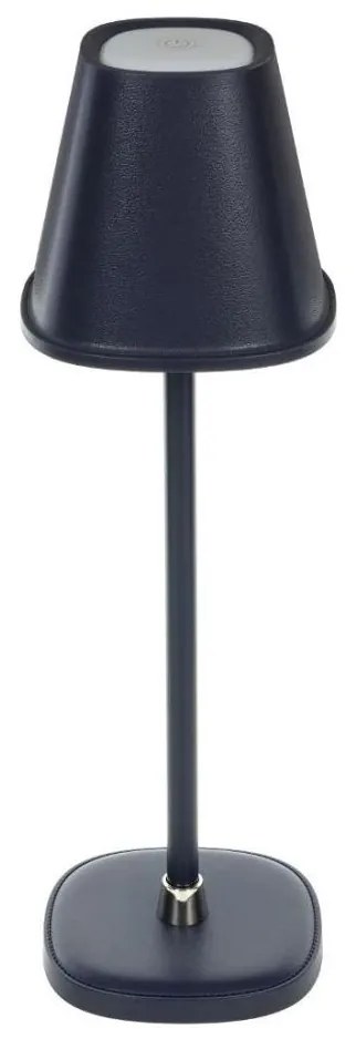 Retlux - LED регулируема презареждаема настолна лампа LED/3W/1800 mAh тъмносиня