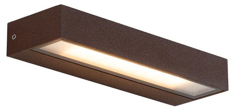 Модерна стенна лампа ръждивокафява 22см Вкл. LED IP65 - Hannah