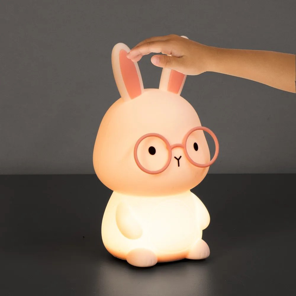 Светлорозова детска нощна лампа Josie – Fischer &amp; Honsel