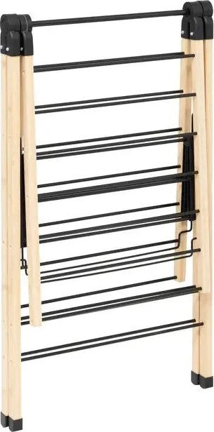 Сушилник за дрехи 5five Black Bamboo Bridge, Бамбук Черен, 13 m