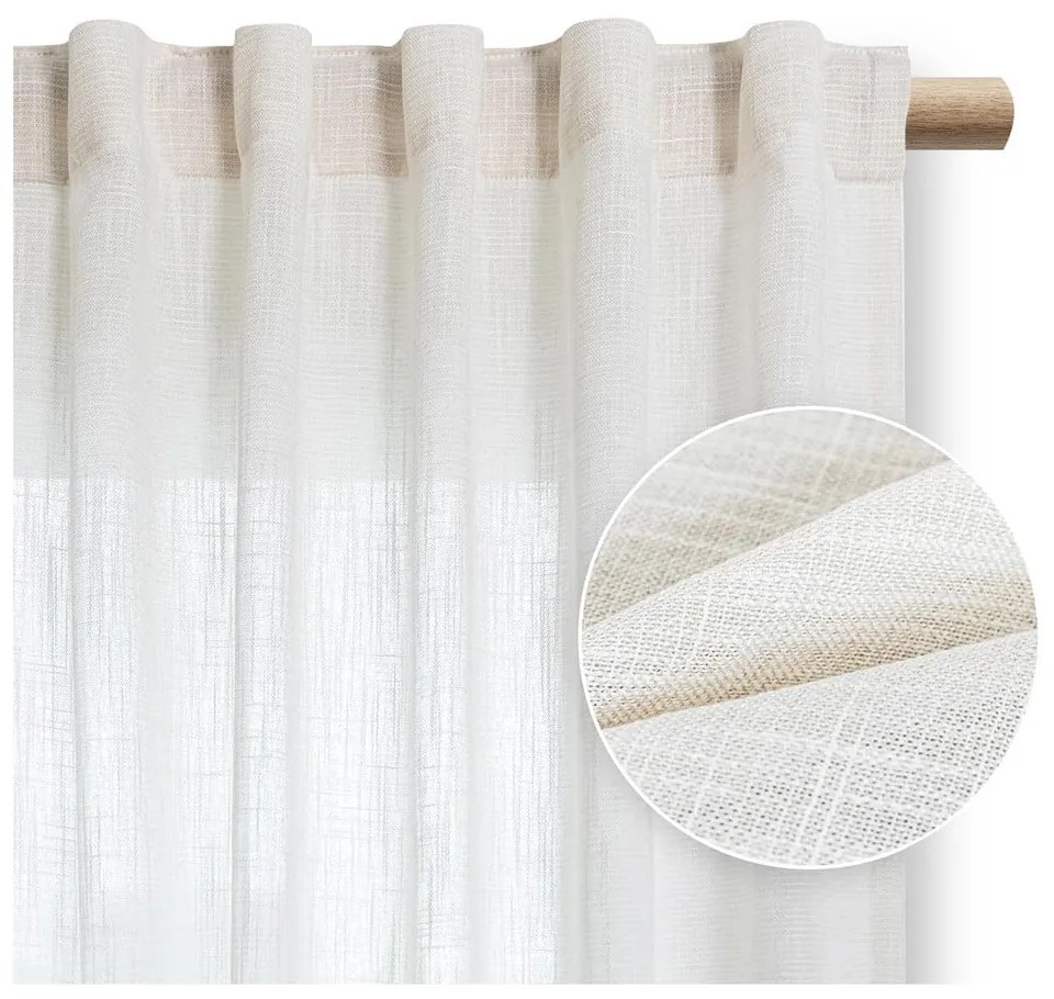 Кремаво перде 140x270 cm Valeta – Restilo