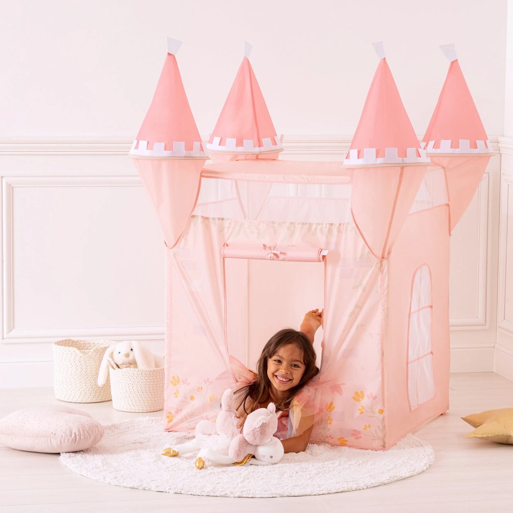 Детска палатка atmosphera Princess Castle, 130x78 cm - Розов