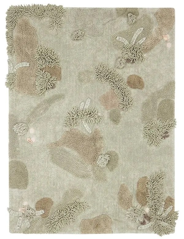 Бежово памучно детско килимче за игра 120x160 cm Mushroom Forest – Lorena Canals