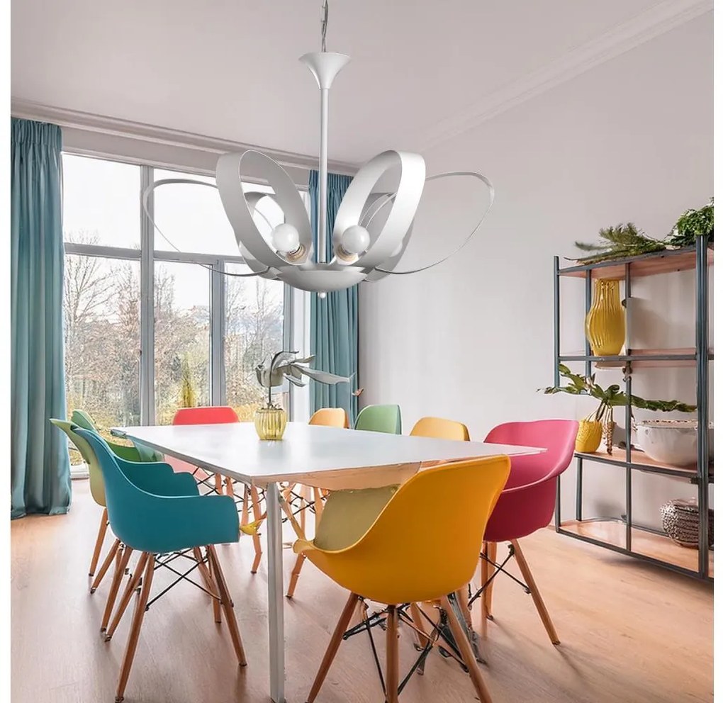 ONLI - Пендел SERENA 6xE14/6W/230V бял