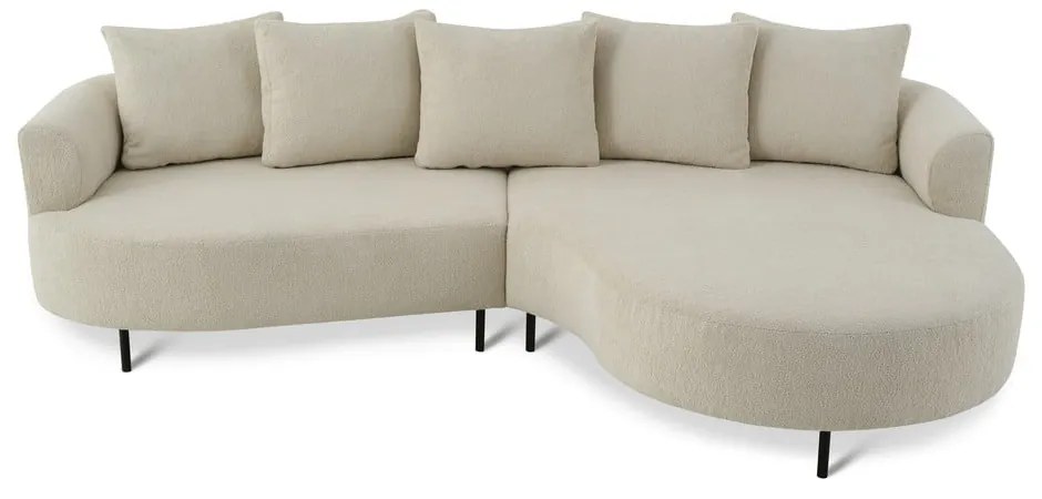 Бежов ъглов диван (десен ъгъл) Vitoria – Scandic