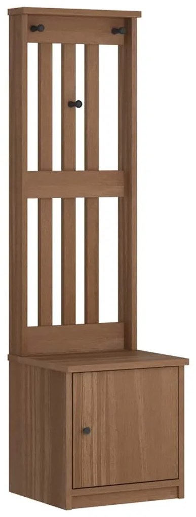 4010485 vidaXL L Дърво за антре SANDNES 45x40x159,5 cm масивна дървесина бор