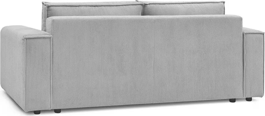 Светлосив диван от велур 245 cm Nihad - Bobochic Paris