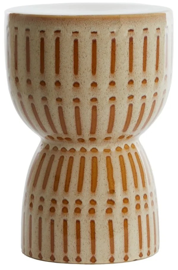 Керамична кръгла странична масичка ø 28,5 cm Finca – Light & Living