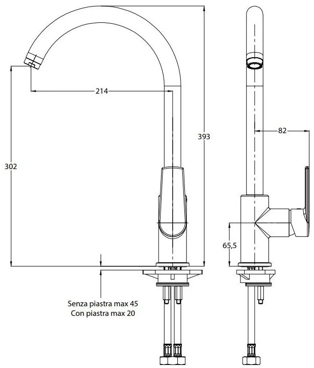 Кухненски кран Eurorama Klint 142528