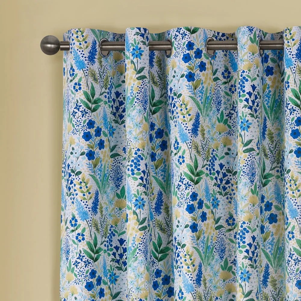 Зелено-сини пердета в комплект от 2 бр. 168x229 cm Tilly Floral – Catherine Lansfield