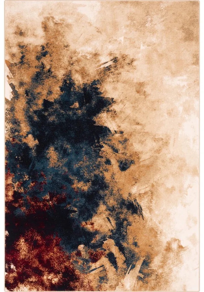 Вълнен килим 160x240 cm Burst dark beige – Agnella