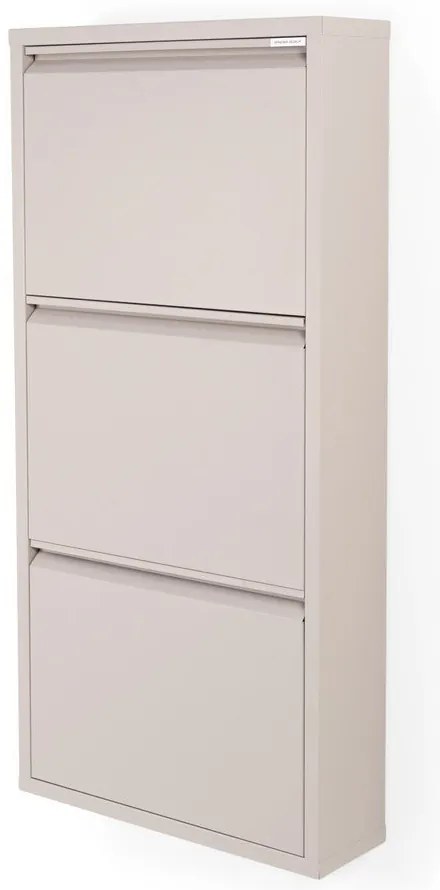 Кафяво-сива метална накланяща се стойка за обувки 50x103x15 cm Billy – Spinder Design