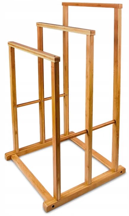 Елегантна бамбукова стойка за кърпи