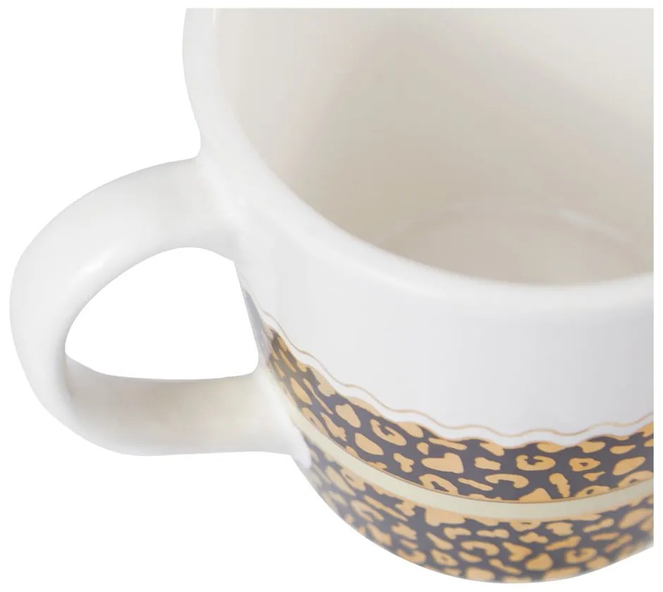 Керамични чаши в бяло-златист цвят в комплект от 2 бр., 300 ml London - Premier Housewares