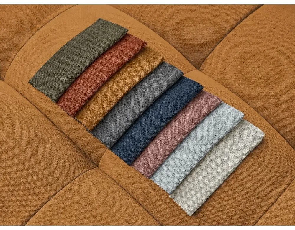 Ъглов диван в цвят жълта охра (десен ъгъл) Cloud – Bobochic Paris