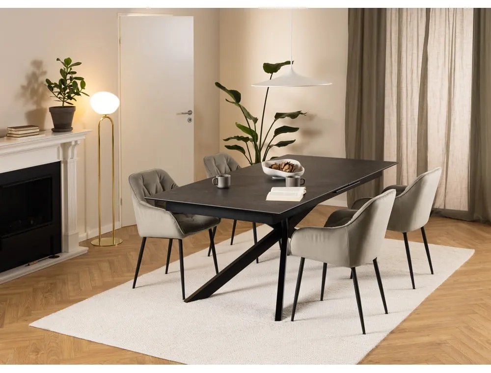 Керамична сгъваема маса за хранене 100x240 cm Irwine - Actona