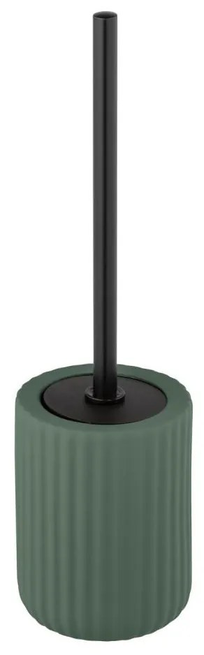 WENKO 24808100 - Четка за тоалетна BELLUNO 11,5x42 cm зелена/черна