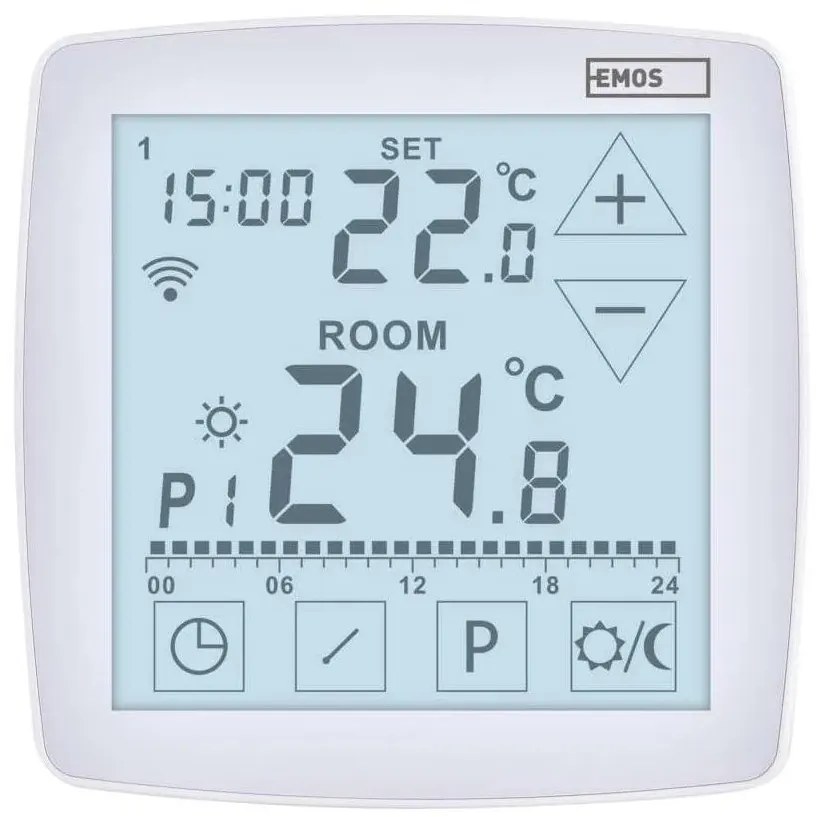 Безжичен цифров термостат GoSmart 230V/16A Wi-Fi Tuya