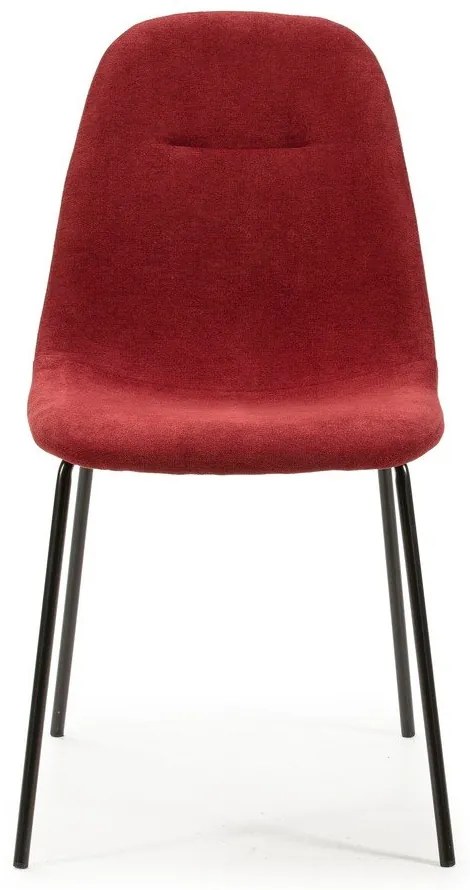 Червени трапезни столове в комплект от 4 бр. Renne – Marckeric