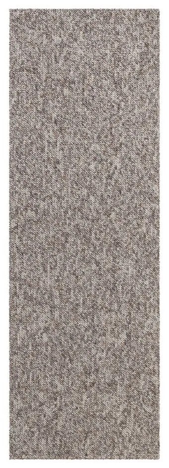 Сива пътека подходяща за пране 80x240 cm Rocco Taupe – Elle Decoration