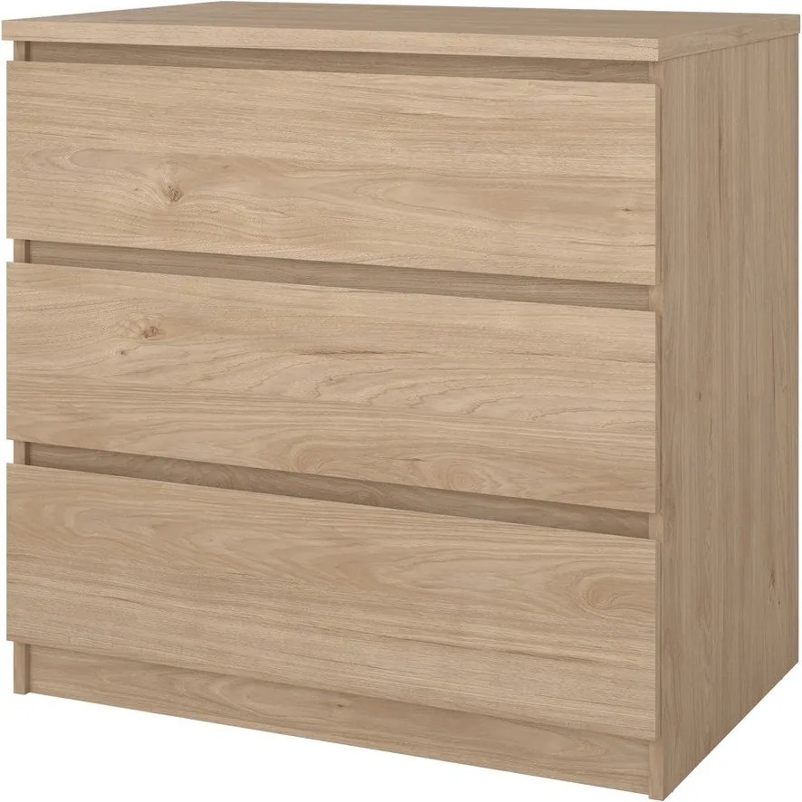 Скрин от декор от дъб в естествен цвят 77x76x50 cm Naia – Tvilum