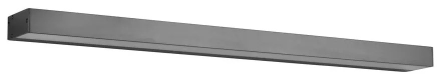 Матово черно LED осветление за стена (дължина 90 см) Rocco - Trio