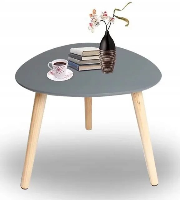 Масичка за кафе 40 см - сива