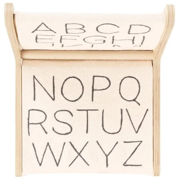 Детски стол в бежов и естествен цвят ABC – Lorena Canals