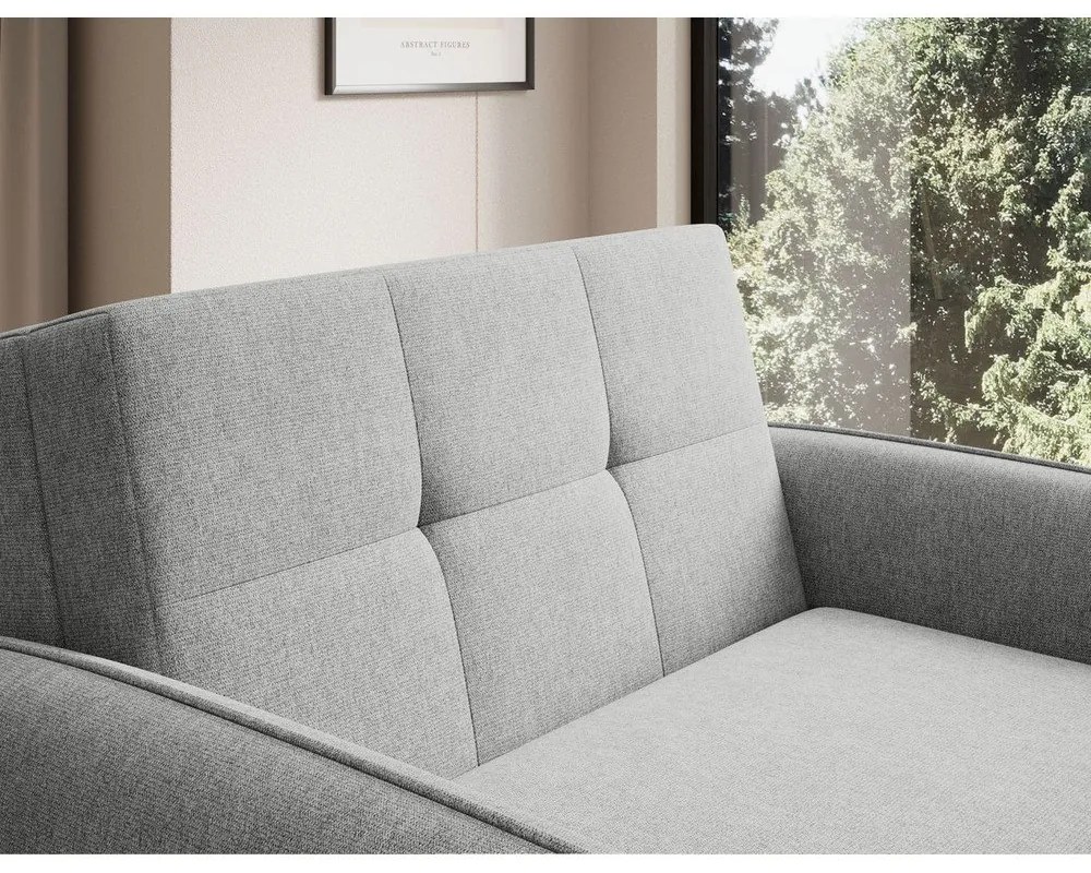 Светлосиво кресло Laine – ELTAP