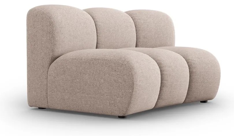 Бежов модулен диван (среден модул) Lupine – Micadoni Home