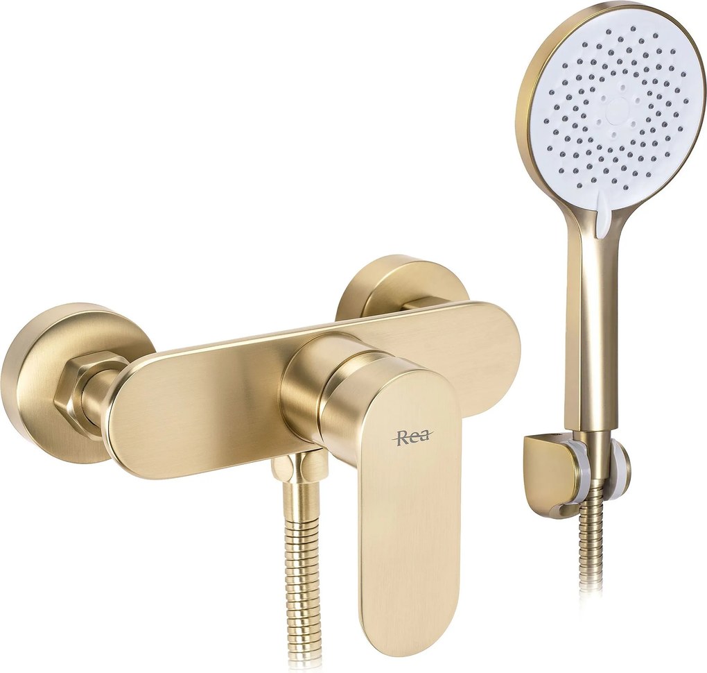 Смесител за душ Rea DROP Brush Gold