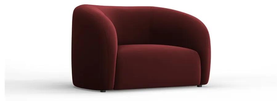 Кадифено кресло в цвят бордо Santi – Interieurs 86