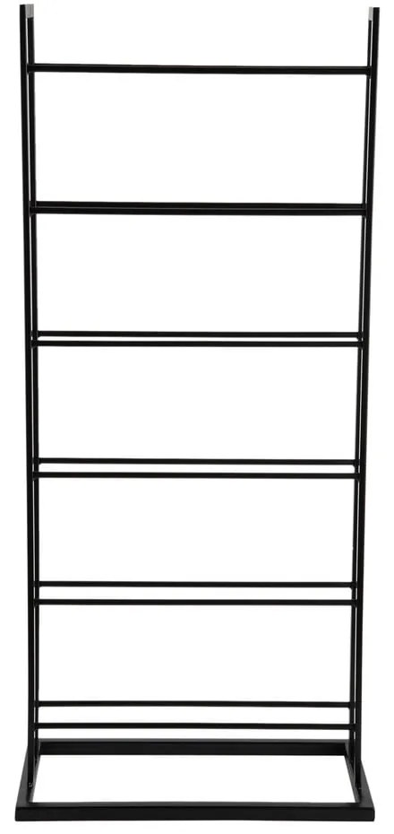 Черен метален стелаж за вино брой бутилки 5 38x84,5x20 cm Single Floor – PT LIVING