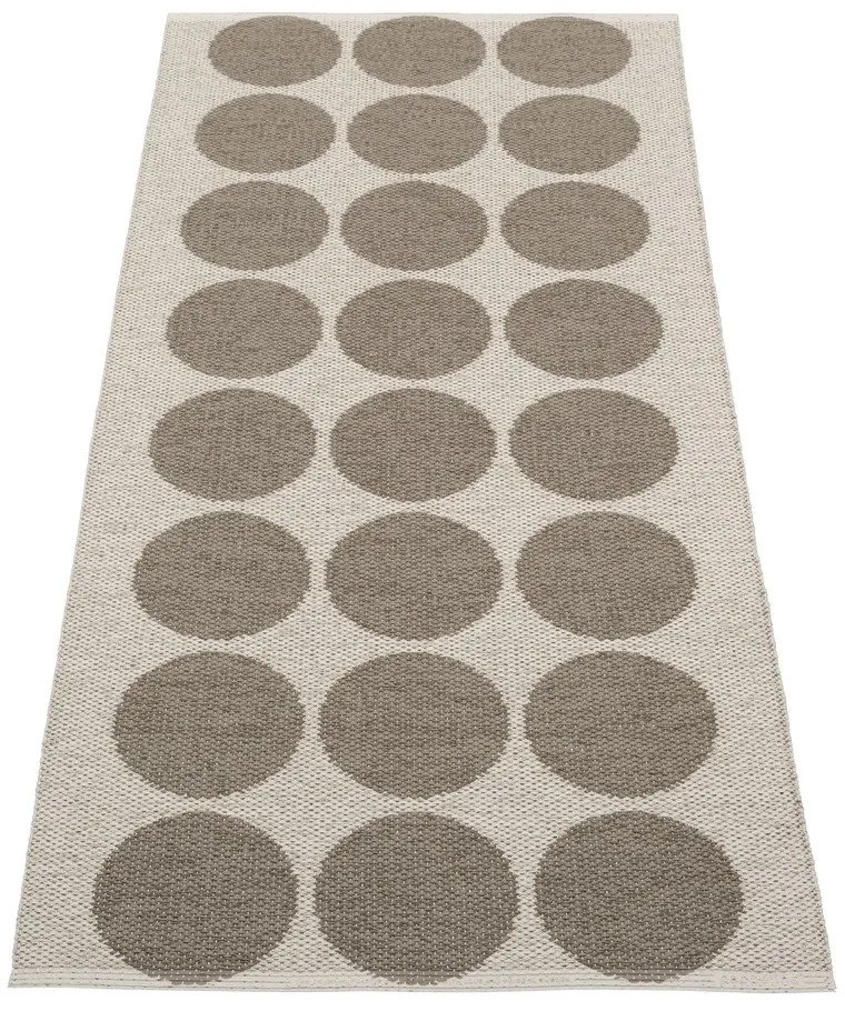 Кафява и бежова пътека за открито и закрито 70x160 cm Hugo Walnut Linen – Pappelina