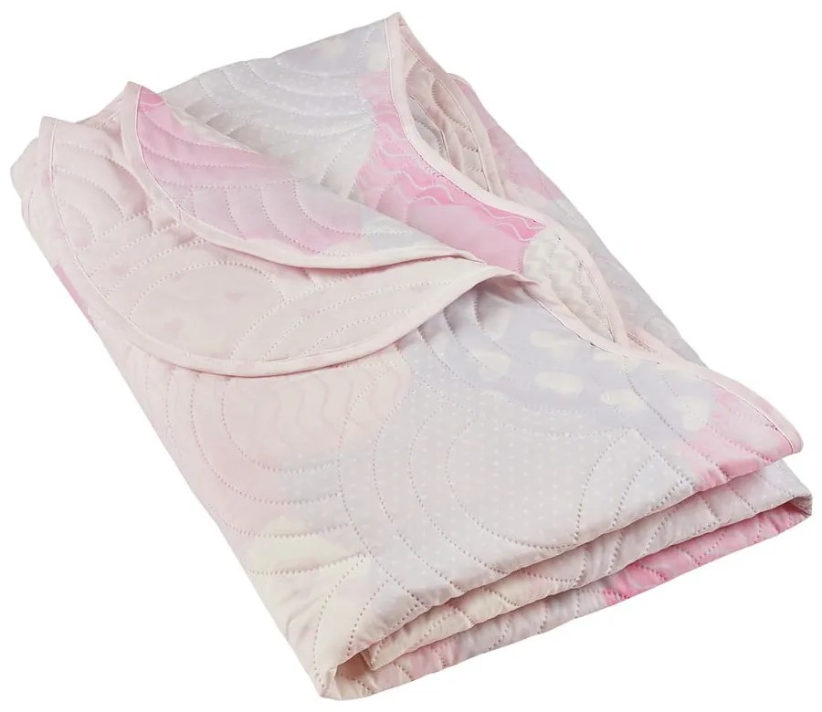 Розово детско покривало за легло 150x200 cm Soft as a Cloud – Catherine Lansfield