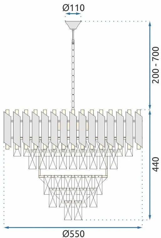 Пендел Cristal APP1058-CP