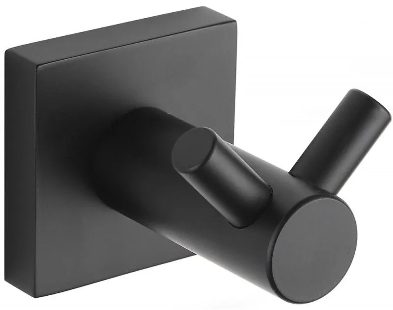 Mexen двойна закачалка за кърпи, черна - 7081835-70