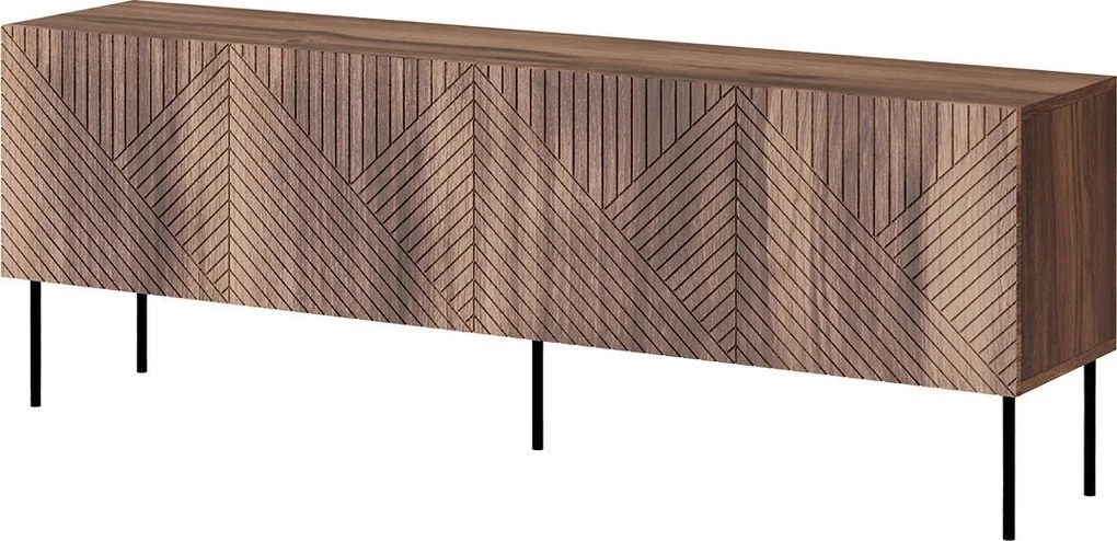 TV шкаф Art Deco-Кафяво