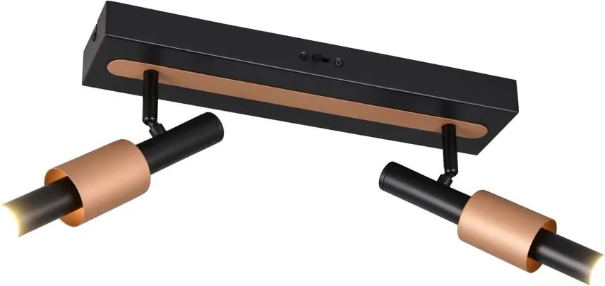 LED прожектор в черен и бронзов цвят 20,5x42 cm Ikaris – Trio Select