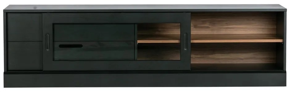 Масичка за телевизор от черен бор 180x50 cm James - WOOOD