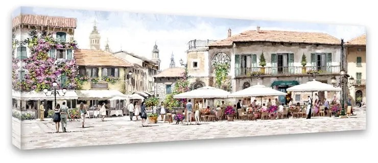 Живопис върху платно , 45 x 140 cm Restaurant - Styler