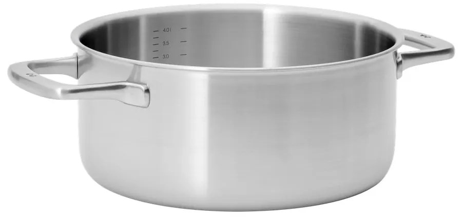 Тенджера от неръждаема стомана с капак подходяща за индукционен котлон 4 l Lucca 3.0 – FABINI