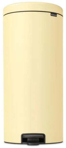 Кош за боклук с педал Brabantia NewIcon 1008852, 30 л, Плавно затваряне, Противоплъзгаща основа, Жълт
