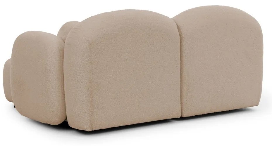 Светлокафяв ъглов диван от букле (десен ъгъл) Orbit – Ropez