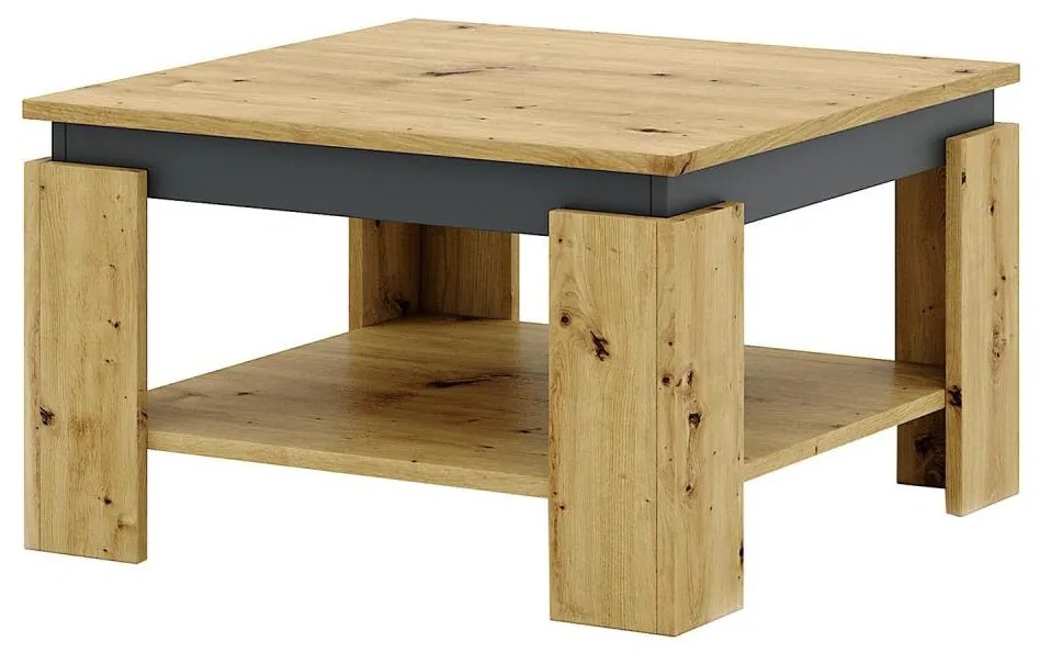 Холна маса OLAF, дъб artisan/антрацит