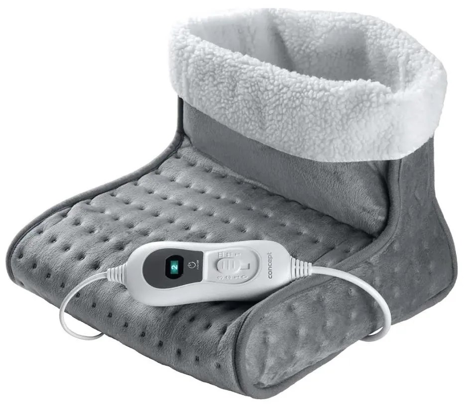 Concept BV1020 - Електрическа подгряваща обувка 100W/230V 30x30 cm сива/бяла