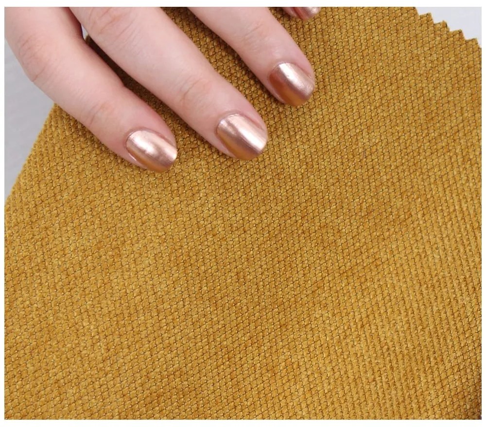 Табуретка в цвят горчица Copper – Artie