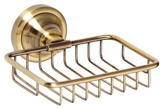 Сапунерка 14x6,5 см бронзова