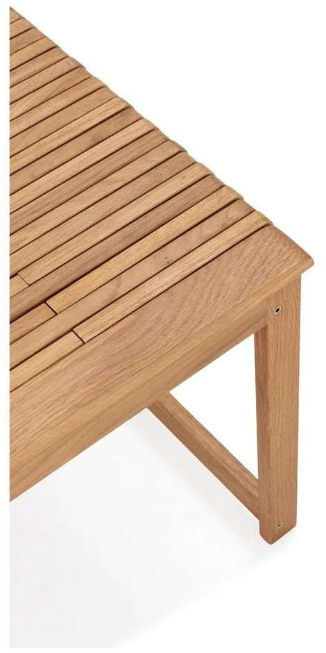 Масичка за кафе от масивен дъб в естествен цвят 60x70 cm Unai – MOME